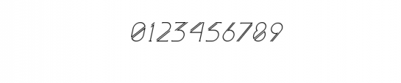 Astrobia Regular Italic.ttf Font OTHER CHARS