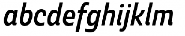 Ashemore Condensed Medium Italic Font LOWERCASE