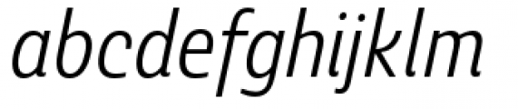 Ashemore Condensed Regular Italic Font LOWERCASE
