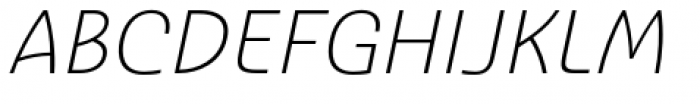 Ashemore Normal Light Italic Font UPPERCASE