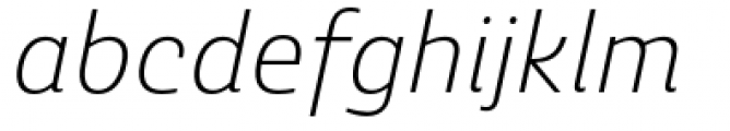 Ashemore Normal Light Italic Font LOWERCASE
