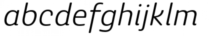 Ashemore Softened Norm Regular Ital Font LOWERCASE