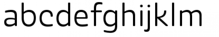 Ashemore Softened Norm Regular Font LOWERCASE