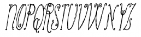 Ashtanga Italic Font UPPERCASE