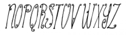 Ashtanga Italic Font LOWERCASE