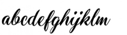 Aster Script Regular Font LOWERCASE