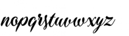Aster Script Regular Font LOWERCASE
