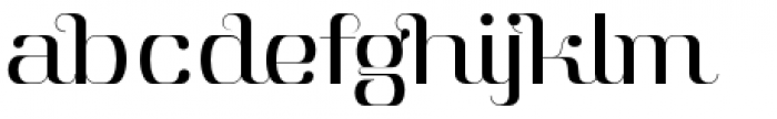 Aston Light Font LOWERCASE