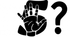 ASL Font American Sign Language | Type ASL Letters, #s, ILYs Font OTHER CHARS