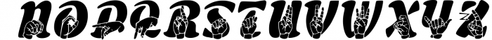 ASL Font American Sign Language | Type ASL Letters, #s, ILYs Font UPPERCASE