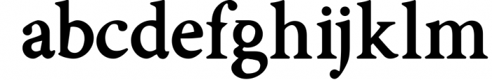 AsMATH A Sharp Serif Font 1 Font LOWERCASE