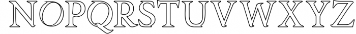 AsMATH A Sharp Serif Font 3 Font UPPERCASE