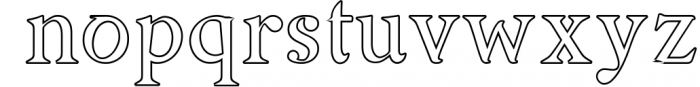 AsMATH A Sharp Serif Font 3 Font LOWERCASE