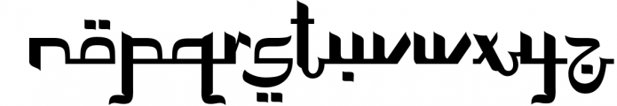Asbatun - Arabic Style Font LOWERCASE