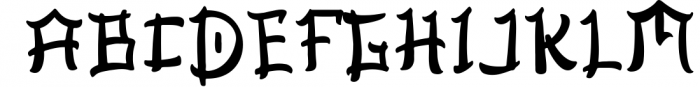 Ashito - Japanese Style Font Font UPPERCASE