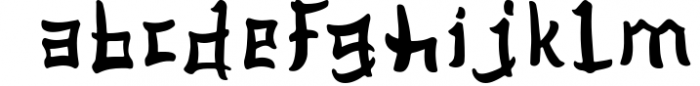 Ashito - Japanese Style Font Font LOWERCASE