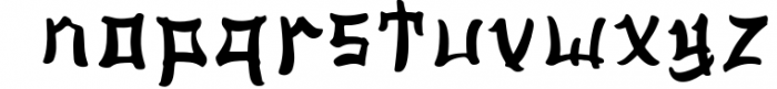 Ashito - Japanese Style Font Font LOWERCASE
