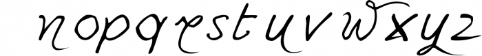 Asman Script Font LOWERCASE