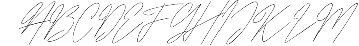 Asolitude Authentic Signature Font 1 Font UPPERCASE