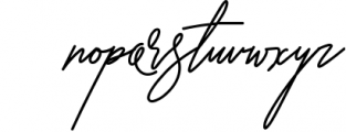 Asturria Signature Font LOWERCASE