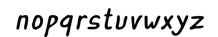 ASCOTA Italic Font LOWERCASE