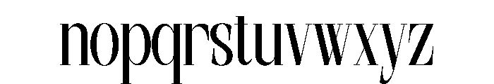 ASFERON Regular Font LOWERCASE