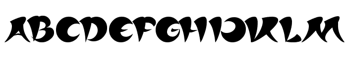 ASIA PACIFIC Font UPPERCASE