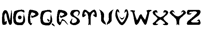 ASMAT Font UPPERCASE