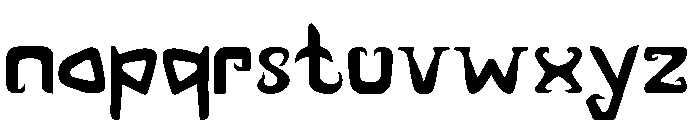 ASMAT Font LOWERCASE