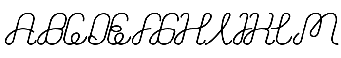 ASTONISHING Font UPPERCASE