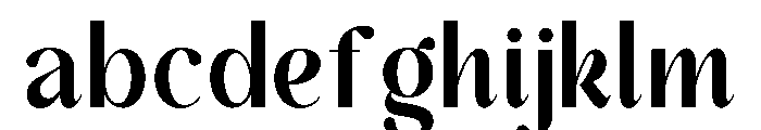 ASTROLEA Regular Font LOWERCASE
