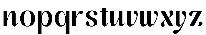 ASTROLEA Regular Font LOWERCASE