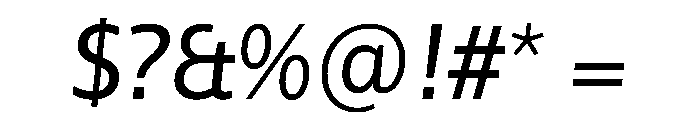 Asap Sharp Italic Font OTHER CHARS