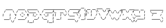 Asciid Font LOWERCASE