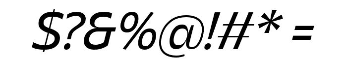 Asgard Trial Regular Italic Font OTHER CHARS