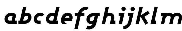 Ashby Extra Bold Italic Font LOWERCASE