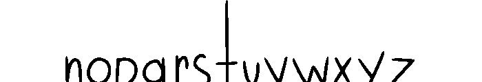 Ashes Regular Font LOWERCASE