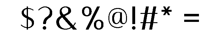 Ashfiana Regular Font OTHER CHARS