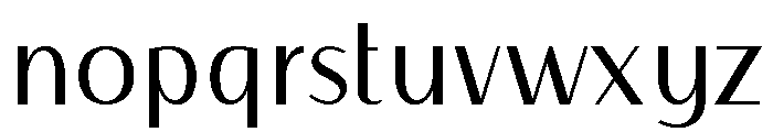 Ashfiana Regular Font LOWERCASE