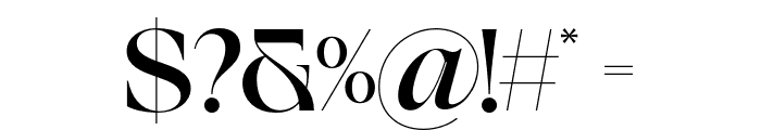 Ashigea Regular Font OTHER CHARS