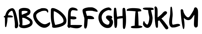 Ashnas Handwriting 2 Regular Font UPPERCASE
