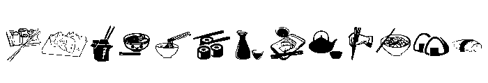 Asian Food FONT
