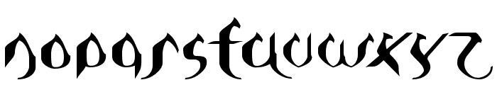 Asie Font LOWERCASE