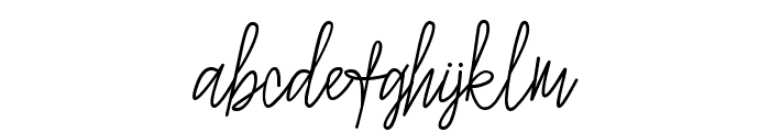 Asittany Script Regular Font LOWERCASE