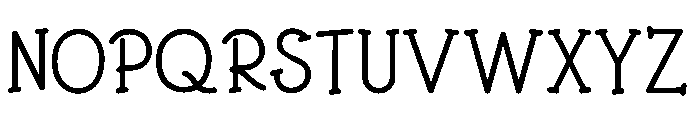 Aslam Font UPPERCASE