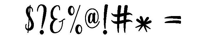 Asley1 Font OTHER CHARS