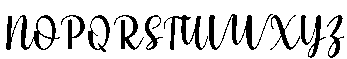 Asley1 Font UPPERCASE