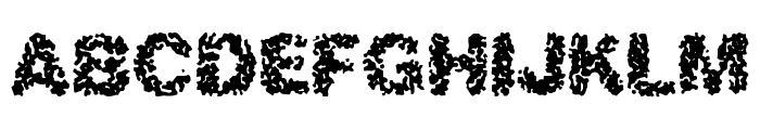 Aspastic Font UPPERCASE