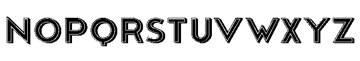 Aspect Ratio 3D Font LOWERCASE