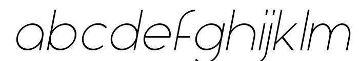 Aspergit-Italic Font LOWERCASE